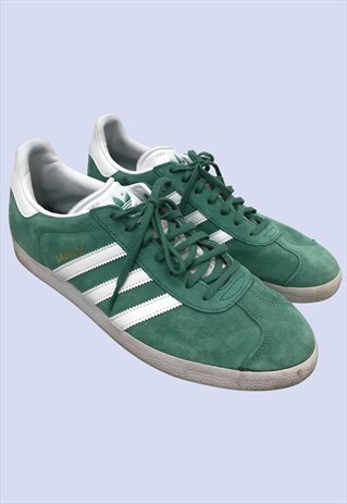 GAZELLE MINT GREEN PASTEL LOW SUEDE CASUAL TRAINERS