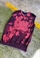 Vintage 90s Ralph Lauren Grunge Tie Dye Sweater Vest