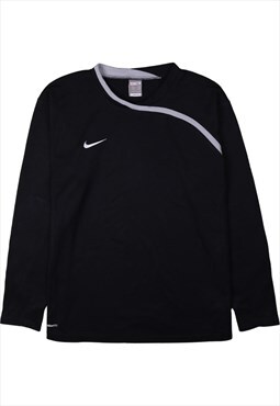 Vintage 90's Nike Sweatshirt Sportswear Swoosh Black XLarge