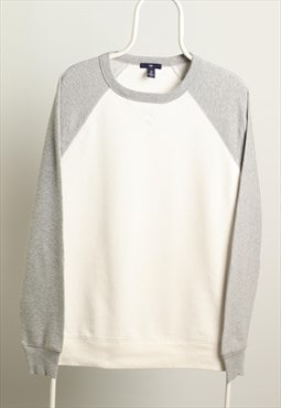 Vintage GAP Crewneck Sweatshirt White Grey