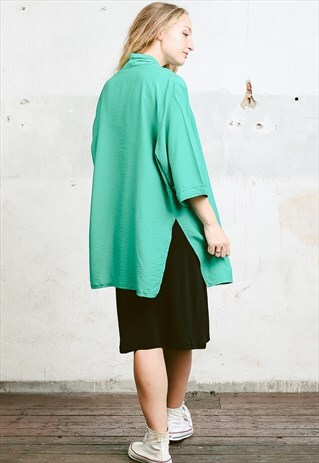 VINTAGE 80S OVERSIZED LIGHTWEIGHT BLAZER JACKET