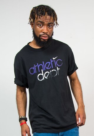 NIKE ATHLETIC DEPT BLACK T-SHIRT