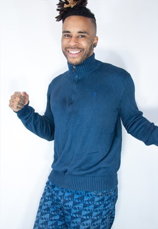 RALPH LAUREN COTTON ZIP SWEATSHIRT