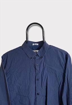 Vintage Calvin Klein Long Sleeved Blue Shirt 