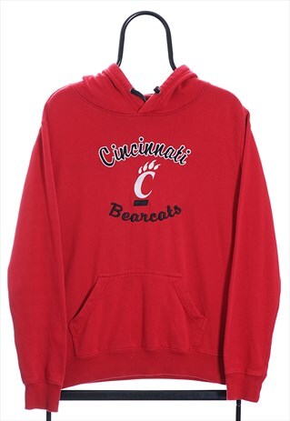 VINTAGE NCAA CINCINNATI BEARCATS RED SPORT HOODIE MENS