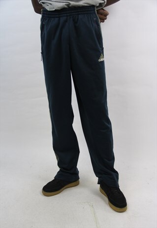 VINTAGE ADIDAS 90'S PATTERNED TRACKSUIT BOTTOMS