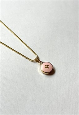 Louis Vuitton LV Petal Charm Pendant on Chain/Necklace