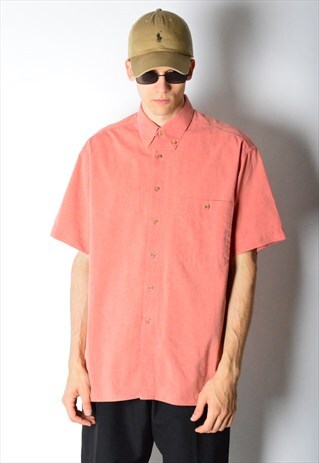VINTAGE 90S SALMON PINK SHIRT
