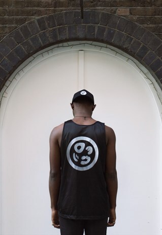 MESH VEST SLEEVELESS TANK TOP JUMBO CREST LOGO BACKPRINT
