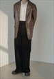 MEN'S VINTAGE PU LEATHER BLAZER S VOL.1