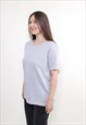 90S PULLOVER KNIT BLOUSE, VINTAGE MINIMALIST KNITTED BLOUSE 