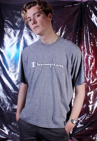 VINTAGE CHAMPION GREY TEE