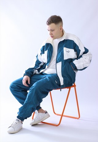 VINTAGE MENS PUMA TRACKSUIT JACKET PANTS