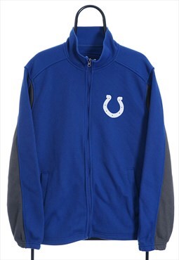 Vintage NFL Indianapolis Colts Blue Tracksuit Jacket Mens