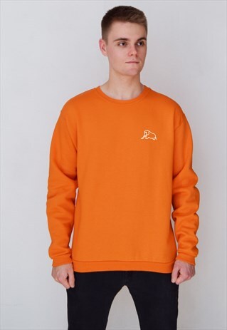 ORANGE ELEPHANT (WHITE) SWEATSHIRT