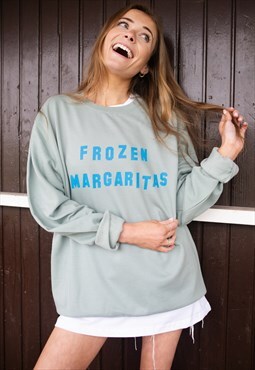 Frozen Margaritas Women's Slogan Sweatshirt 