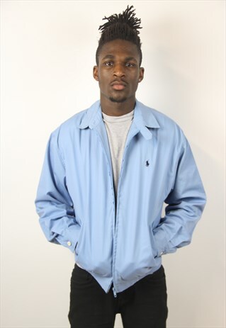 VINTAGE POLO RALPH LAUREN BABY BLUE JACKET