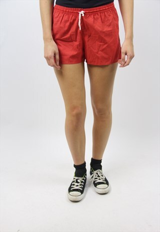 VINTAGE RED SPORT SHORTS
