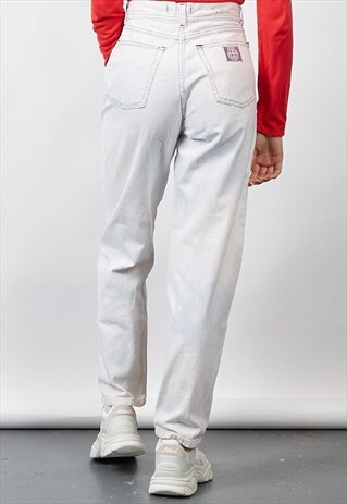 VINTAGE 90'S STONE ISLAND BLEACH WASH JEANS