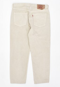 Vintage 90's Levi's 501 Jeans Straight Beige