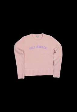 Vintage Ralph Lauren Polo Jeans Co. Knit Jumper in Pink