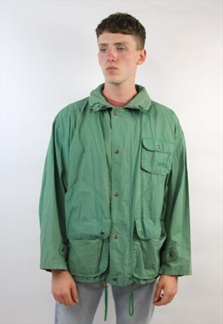 VINTAGE FILA 90'S GREEN JACKET