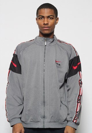 VINTAGE NIKE TRACK JACKET GREY