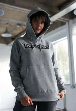 Light grey raglan hoodie