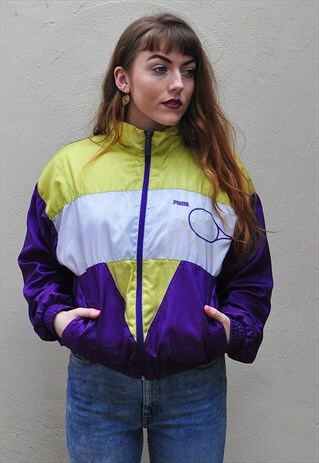 VINTAGE PUMA WINDBREAKER Y2K SHELL JACKET
