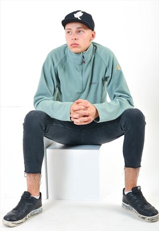 VINTAGE 90'S 1/4 ZIP FLEECE SWEATSHIRT