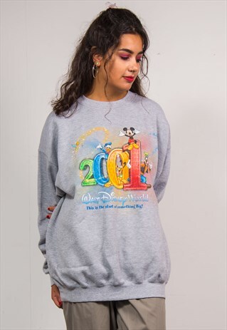 DISNEY VINTAGE 00'S WALT DISNEY WORLD SWEATSHIRT JUMPER