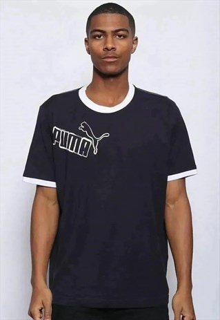 navy blue puma shirt