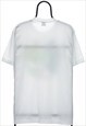 VINTAGE 90S ACAPULCO MEXICO SOUVENIR WHITE TSHIRT WOMENS