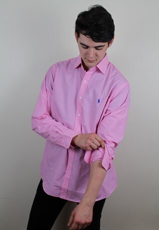 VINTAGE PINK RALPH LAUREN SHIRT