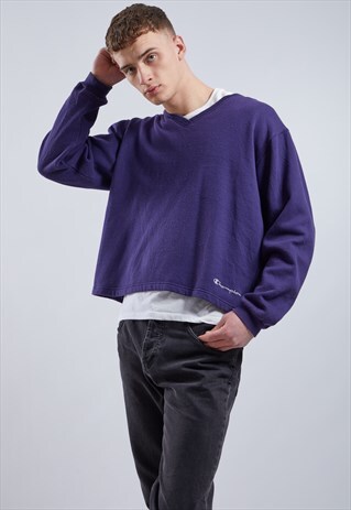 VINTAGE CHAMPION V-NECK SWEATSHIRT