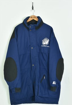 Vintage Starter Georgetown Coat Blue XLarge