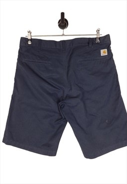 Carhartt Presenter Shorts Size W36 In Navy Blue Men's Chino 