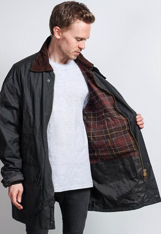 VINTAGE OVERSIZED WAX JACKET
