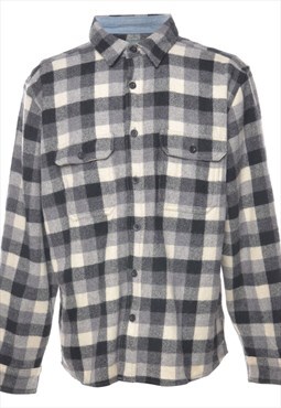 Beyond Retro Vintage Woolrich Black & White Classic Checked 