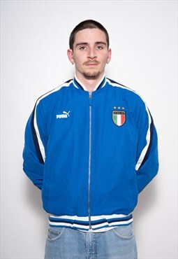 Vintage Puma 90s Italy Sport Soccer Team Jacket