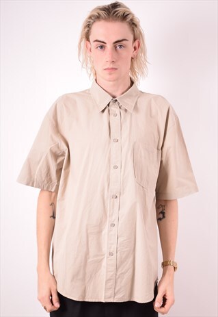 WRANGLER MENS VINTAGE SHIRT XL GREY 90S