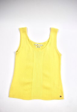 Vintage 90s Tommy Hilfiger Yellow Knit Top 