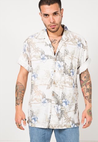 VINTAGE 80S HAWAIIAN SHIRT / S1782