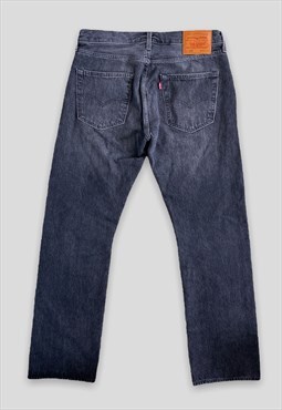 Vintage Levi's 501 Premium Dark Grey Jeans Straight W32 L32