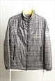 VINTAGE TOMMY HILFIGER PUFFER MOVE TECH JACKET CHECKED M