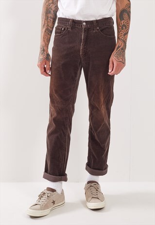 VINTAGE LEVI'S VELVET TEXTURED TROUSERS