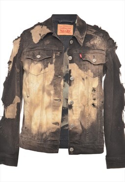 Beyond Retro Vintage Levi's Acid Wash Denim Jacket - L