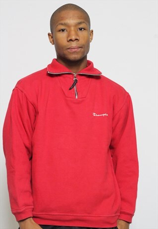 VINTAGE CHAMPION 1/4 ZIP SWEATSHIRT