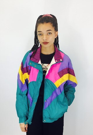 VINTAGE FESTIVAL 80S RAVE WINDBREAKER JACKET