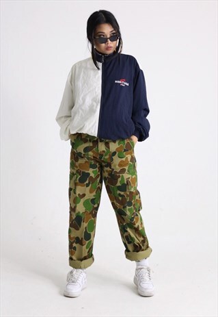 VINTAGE FILA SPORTS TRACKSUIT TOP WINDBREAKER JACKET